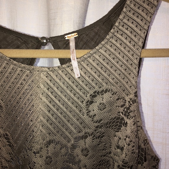 Free People Lace Dress with Open Back - Picture 5 of 6